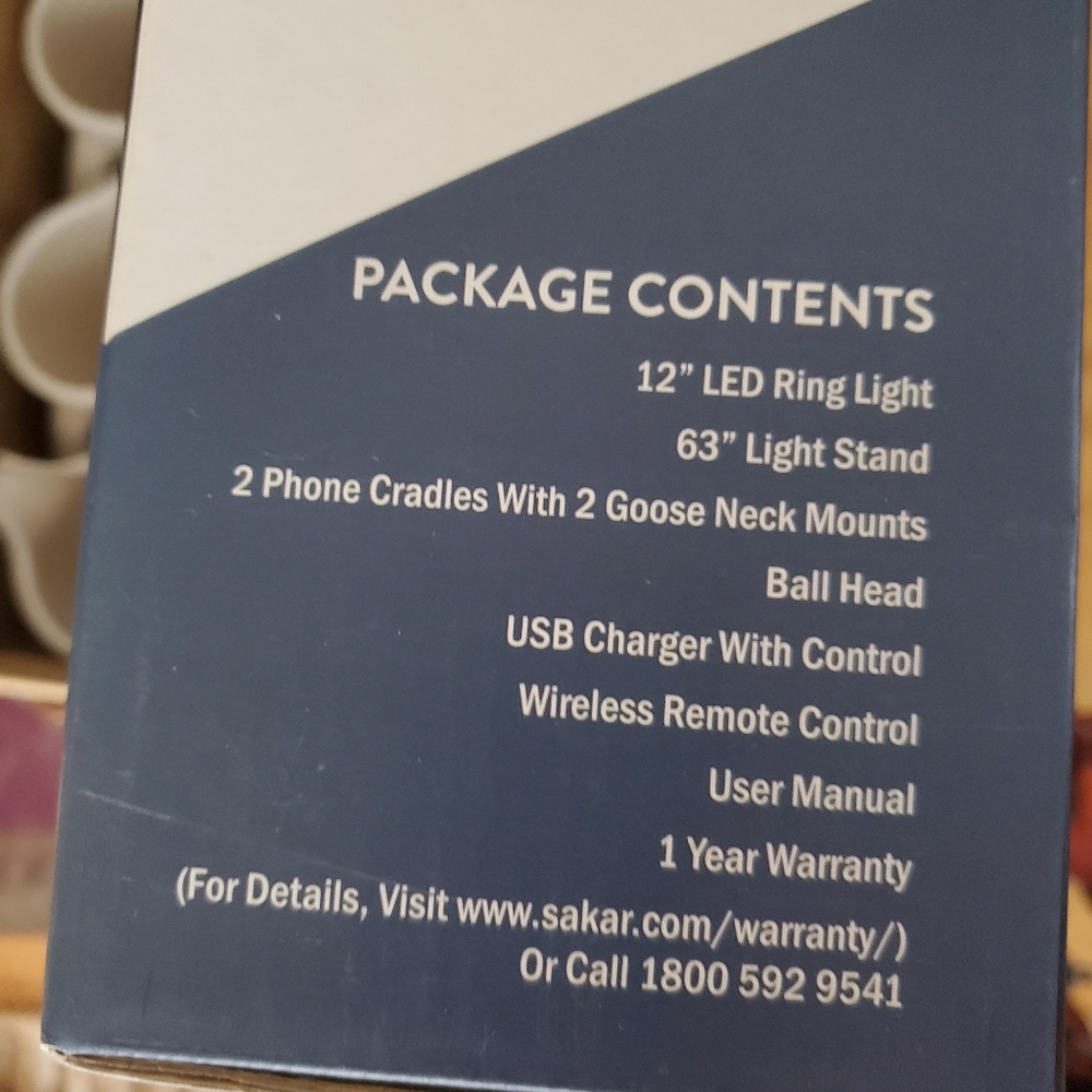 VIVITAR 12 " PROFESSIONAL RGB RING LIGHT KIT. - Picture 3 of 5